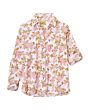 1.Vorschau-Bild Bluse mit Blumenmuster, reine Baumwolle