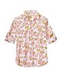 2.Vorschau-Bild Bluse mit Blumenmuster, reine Baumwolle