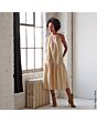 2.Vorschau-Bild Neckholder-Kleid, Midi, reine Baumwolle
