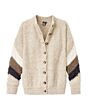 1.Vorschau-Bild Alpaka Strickjacke, handgestrickt, naturfarben