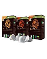 Compostable coffee capsule, set of 3
