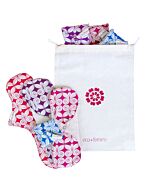 Starter Kit washable pads with pouch