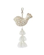 Charm Dove with tassels