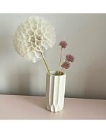 Flower vase; soapstone