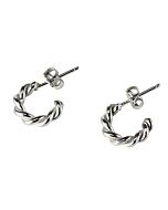 ein paar silberne Kreolen