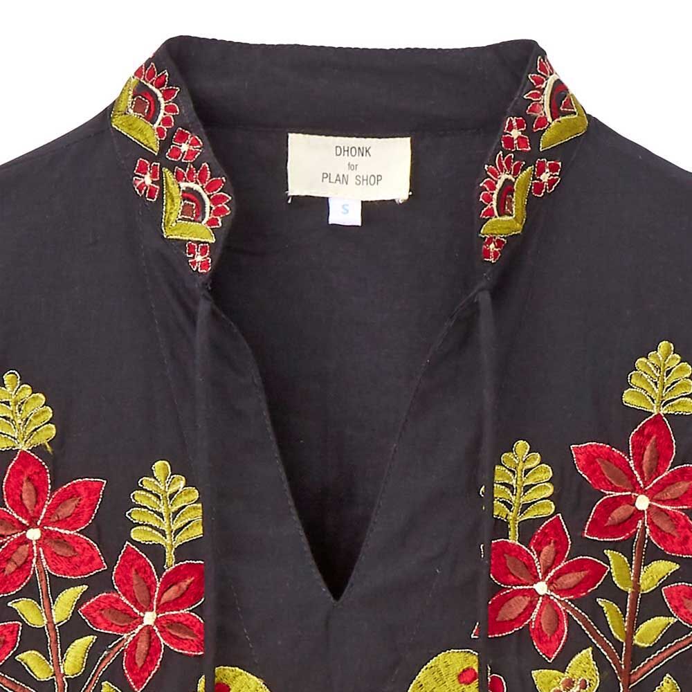 Bluse bestickt , reine Baumwolle-3