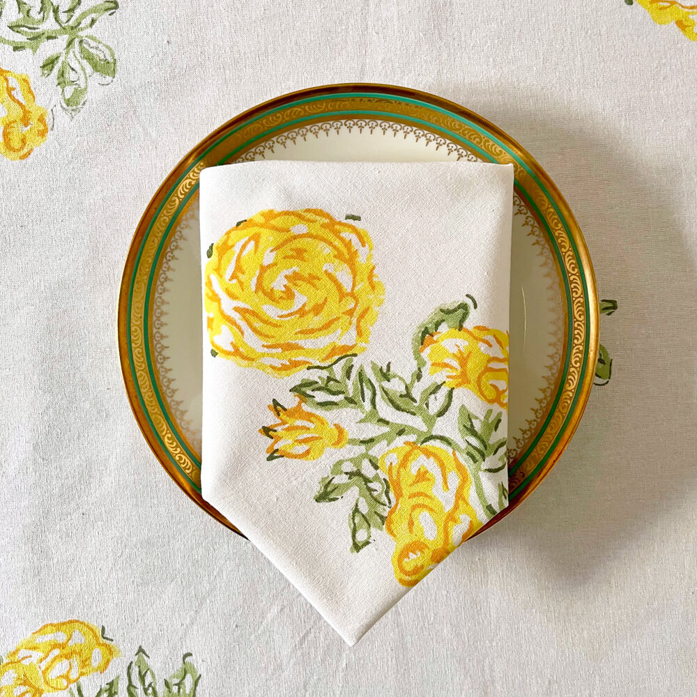 Serviette Rosen-4
