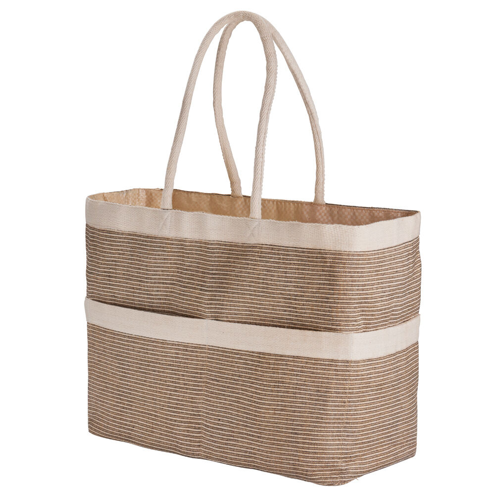 Jute Tote Bag, beige-0