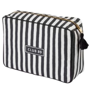 Kulturtasche schwarz/weiß