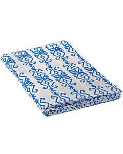Handmade tablecloth with block print - fair & stylish.