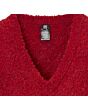 Vorschaubild Bouclé -Pullover mit Zopfmuster, rot