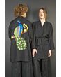 Vorschaubild Kimono mit Pfauenstickerei