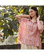 Vorschaubild Boxy-Bluse mit Toile-de-Jouy-Muster