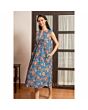 Preview Image Sleeveless wrap dress, floral print