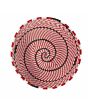 Vorschaubild Telefondrahtkorb, Spirale rot-weiß, schwarz