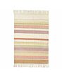 Vorschaubild Handgewebtes Alpaka-Plaid, bunte Streifen