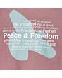 Vorschaubild Sweatshirt "Peace & Freedom",reine Baumwolle, unisex