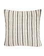 Preview Image Cushion cover handwoven, beige/ black, pure cotton