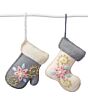 Preview Image  Deco hanger boot, grey/white, embroidered, wool