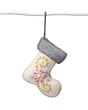 Preview Image  Deco hanger boot, grey/white, embroidered, wool