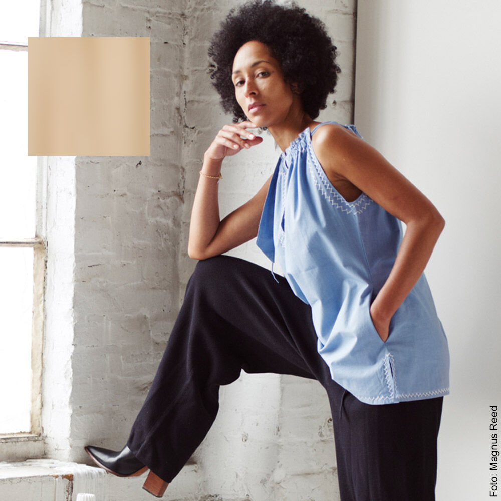 Top, Neckholder, reine Baumwolle