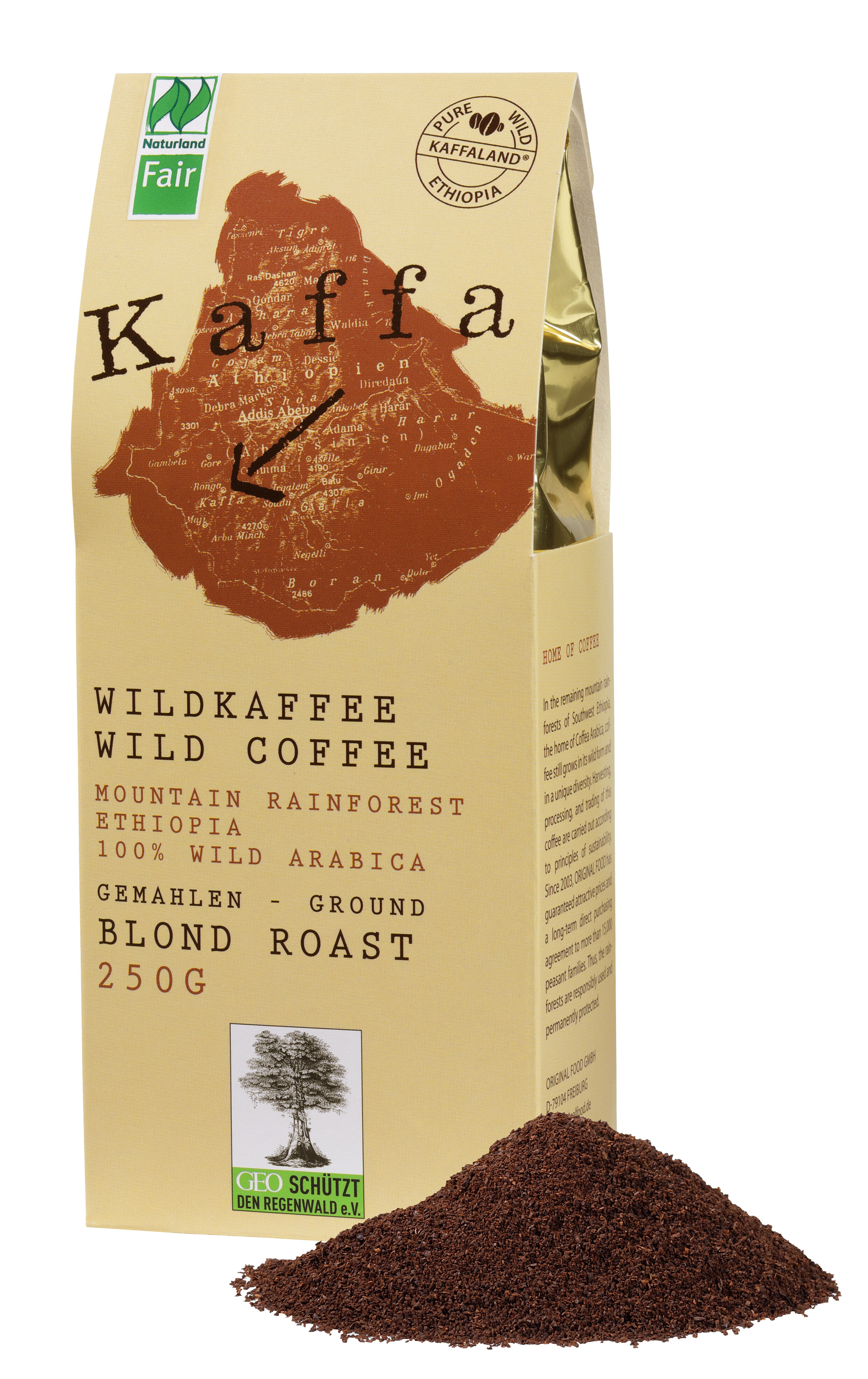 Bio Wildkaffee, 250g ganze Bohne