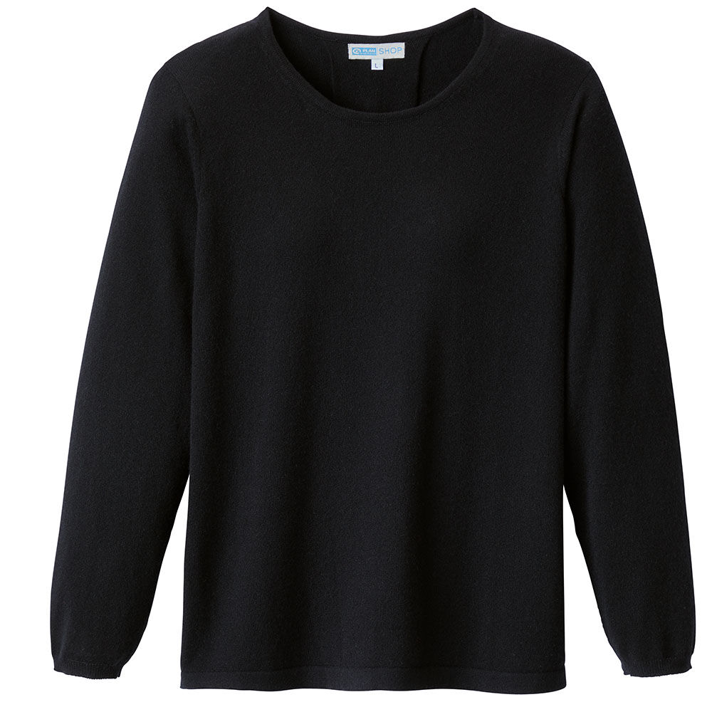 Kaschmirpullover, Rückenfalte