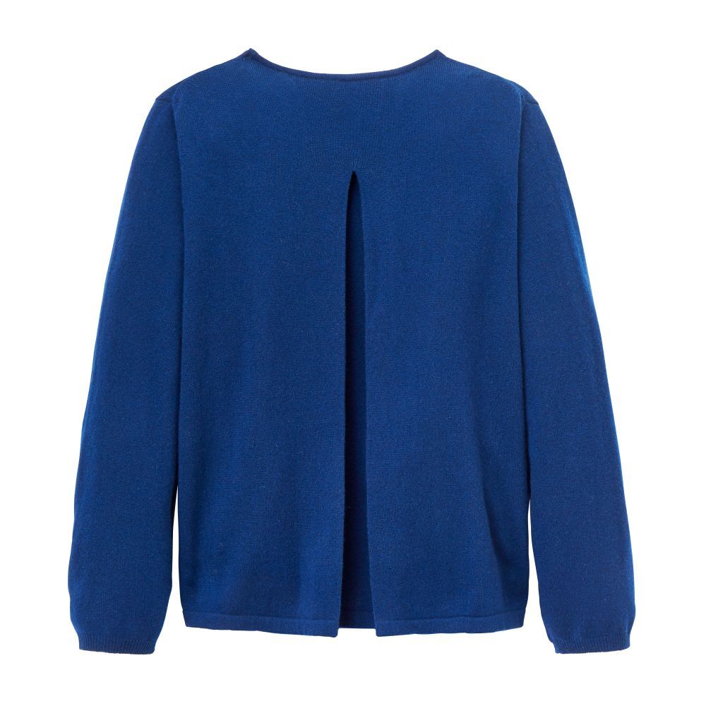 Kaschmirpullover, Rückenfalte