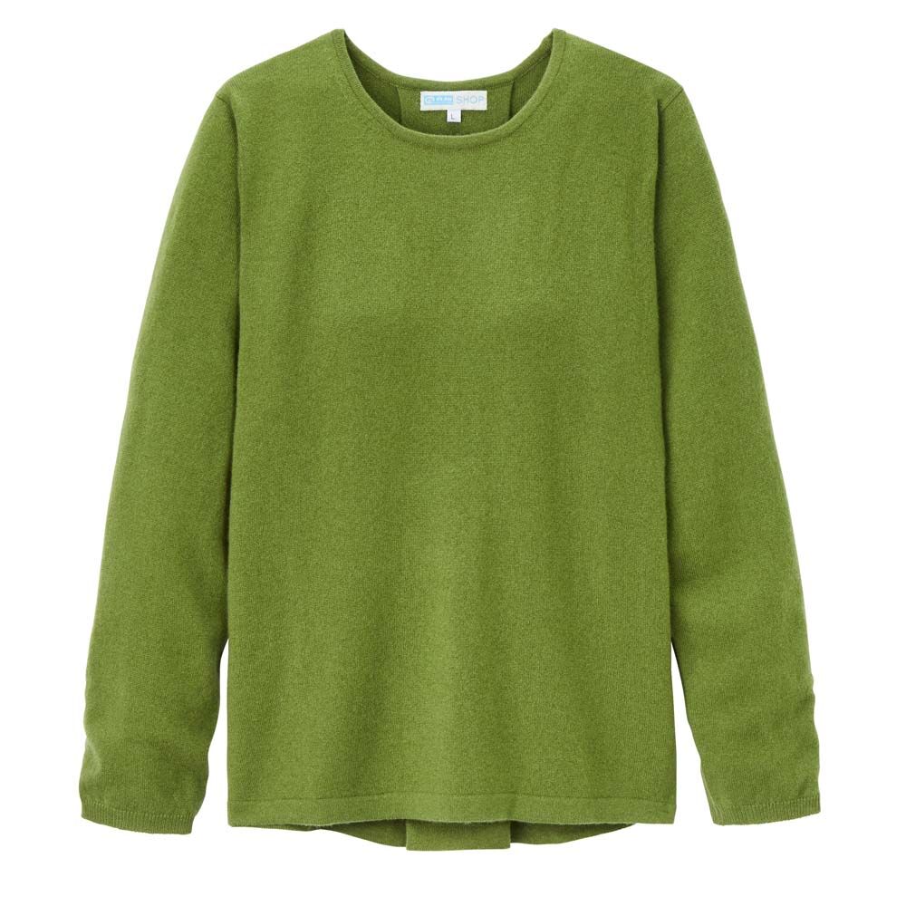 Kaschmirpullover, Rückenfalte