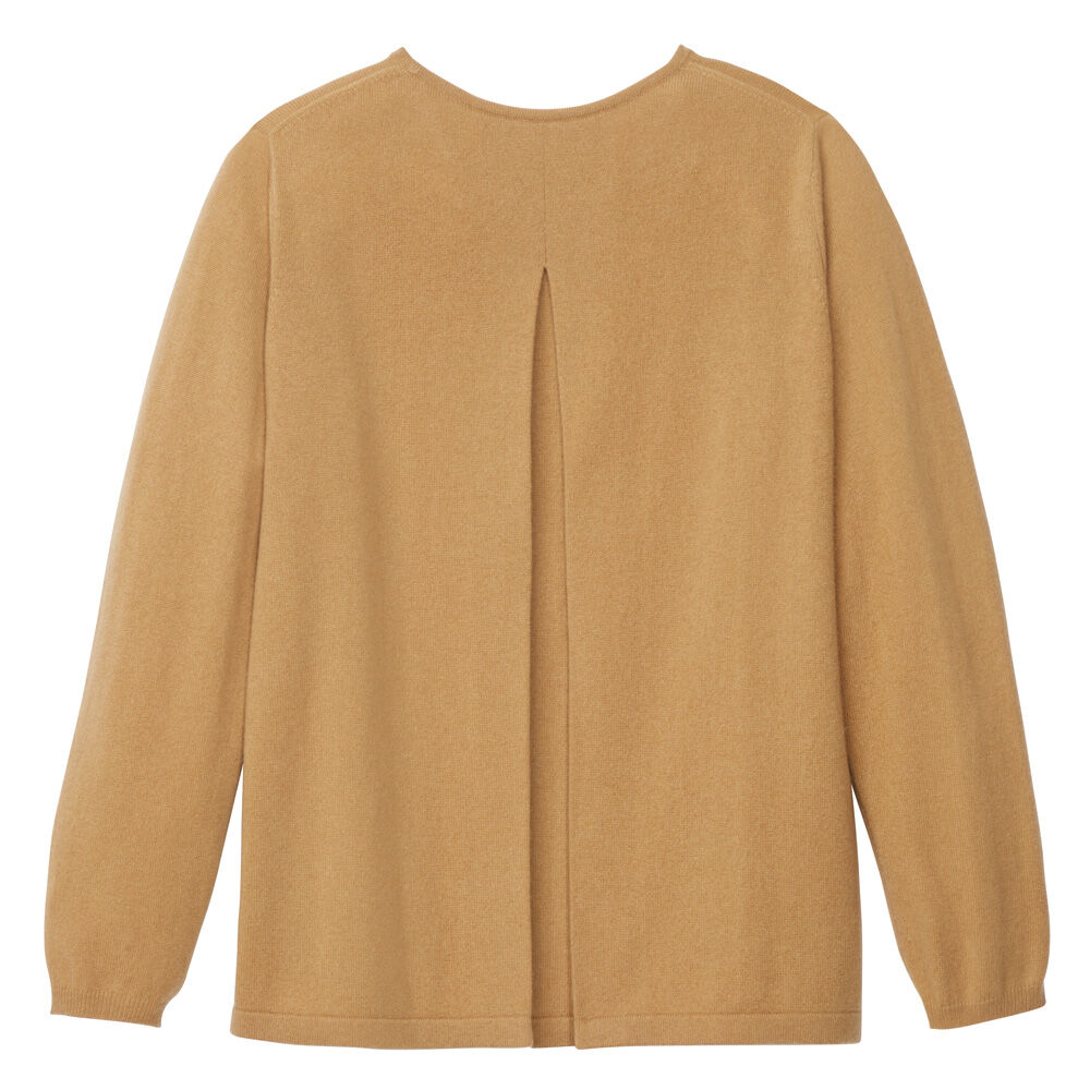 Kaschmirpullover, Rückenfalte