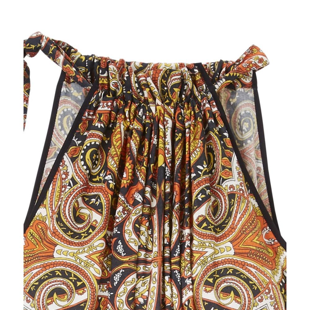 Neckholder Kleid, gemustert