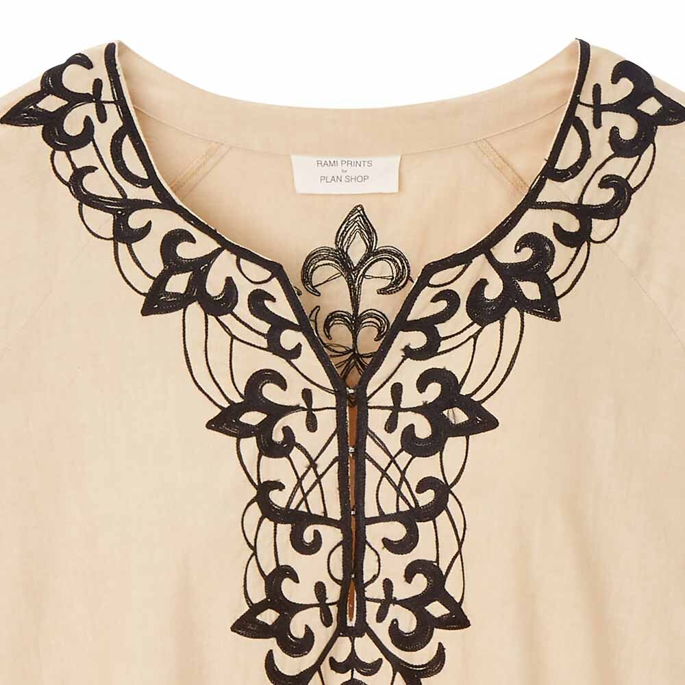 Bluse bestickt , reine Baumwolle