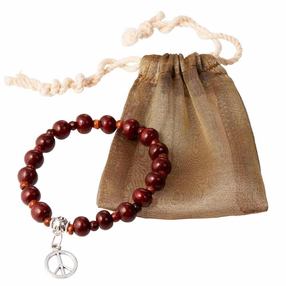 Armband mit Peaceanhänger