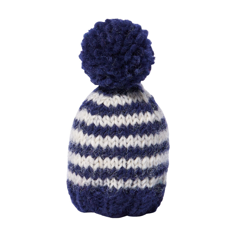 Eierwärmer, handgestrickt, Pudelmütze
