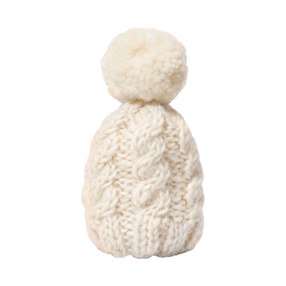 Eierwärmer, handgestrickt, Pudelmütze