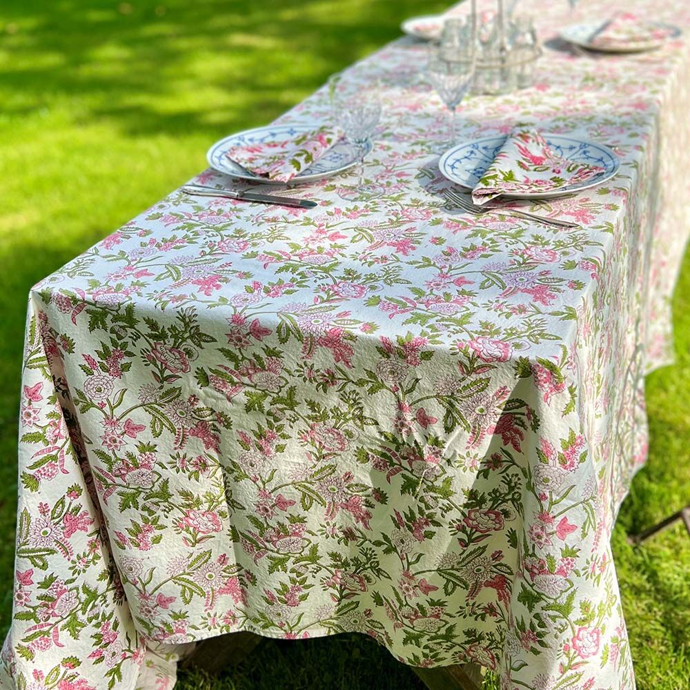 Tischdecke Blumenmuster