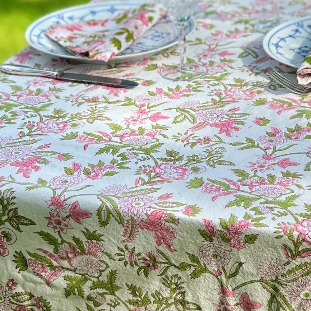 Tischdecke Blumenmuster