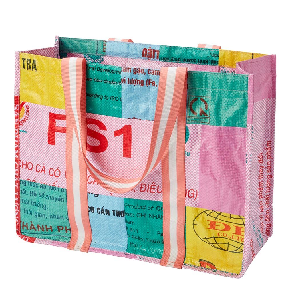 Recycling Shopper im Patchwork Look Fair Trade Design