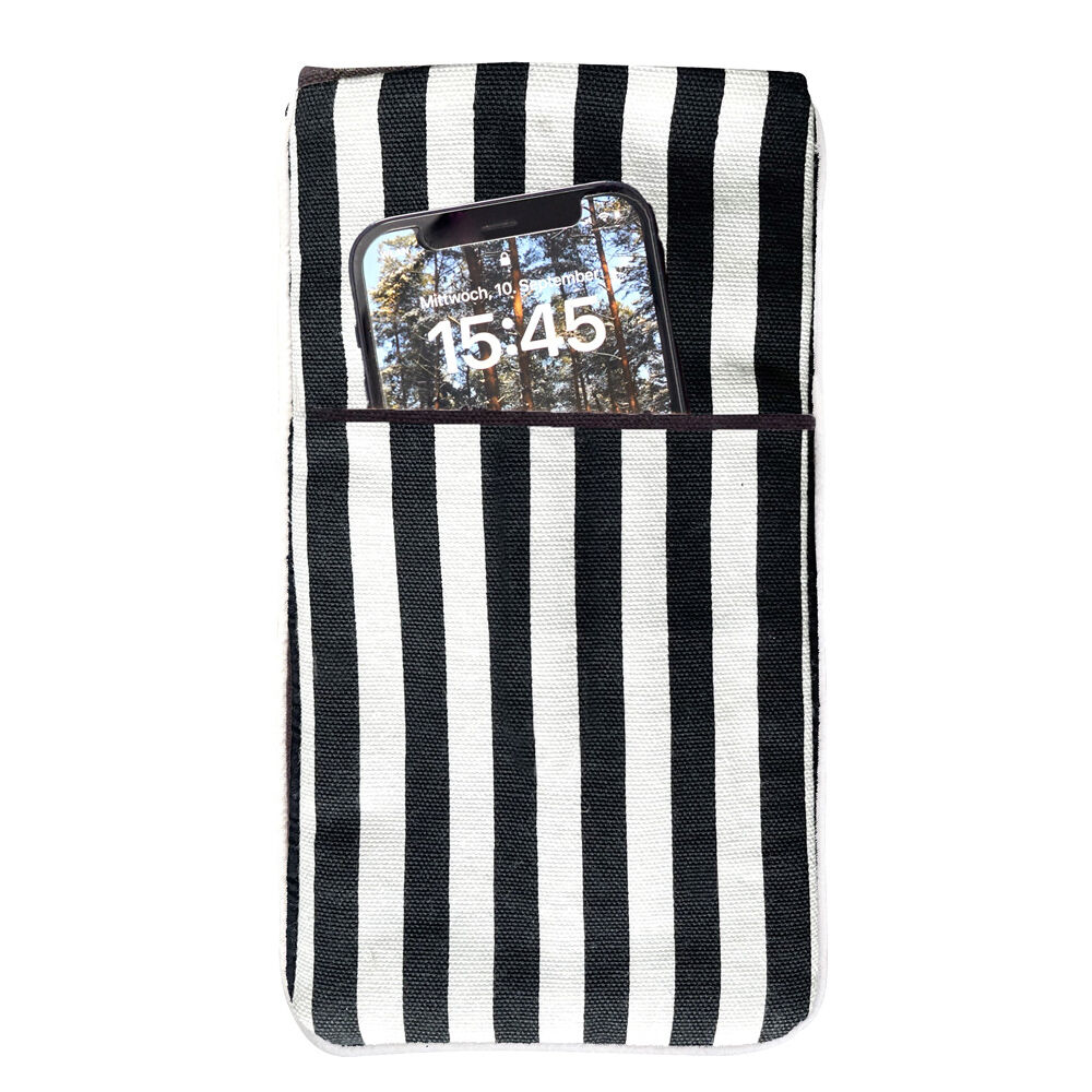 Brillen/Handyhülle schwarz/weiß-1