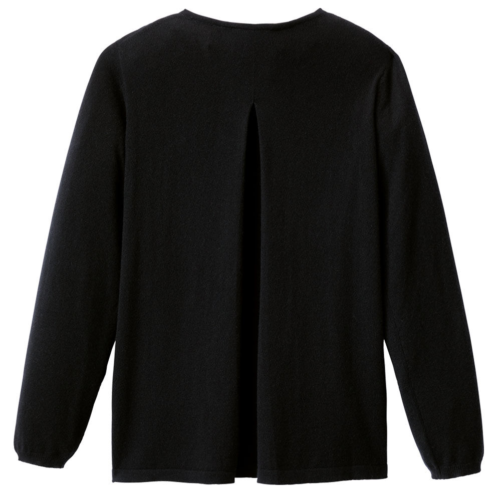 Kaschmirpullover, Rückenfalte