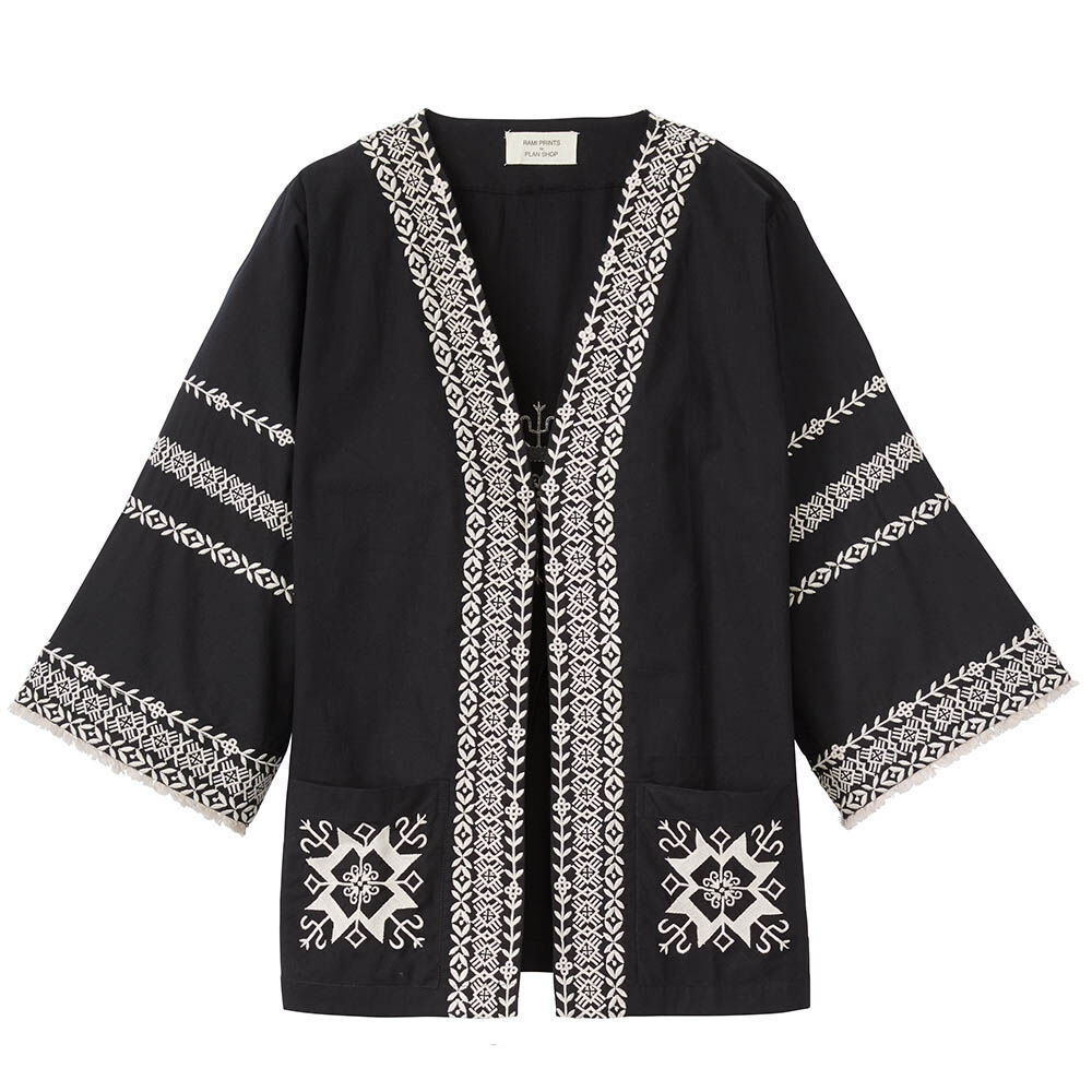 Blusenjacke bestickt