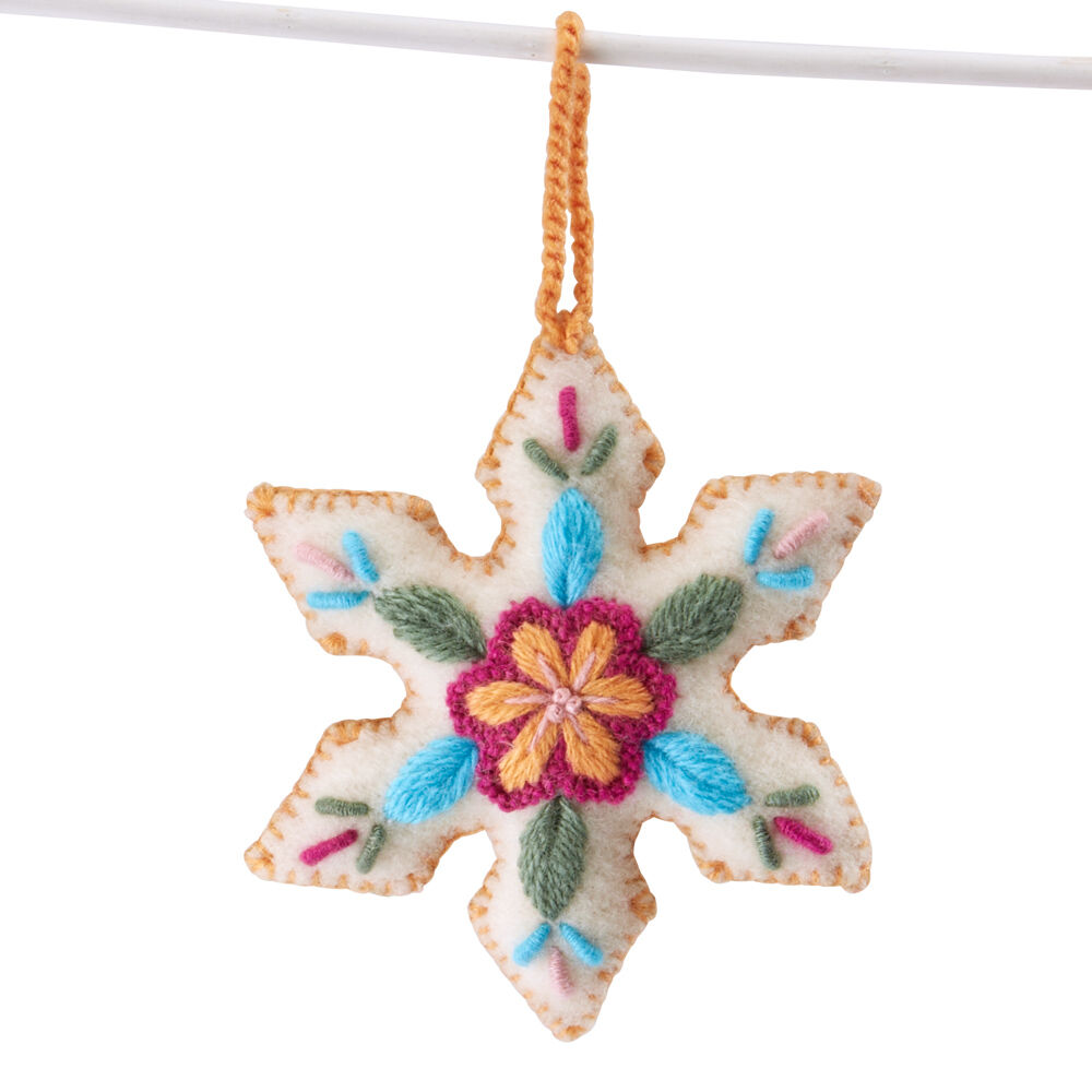 Deko-Anhänger Stern, weiß-bunt-0