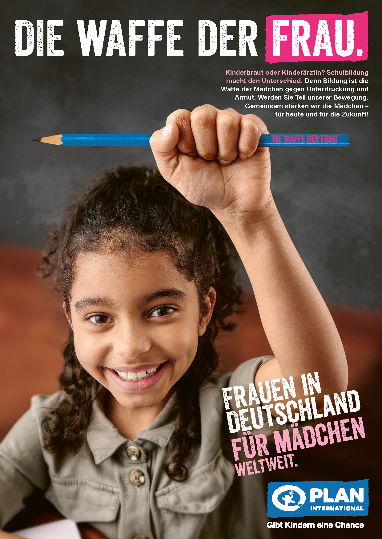 5er Set Bleistifte - "Die Waffe der Frau"-0