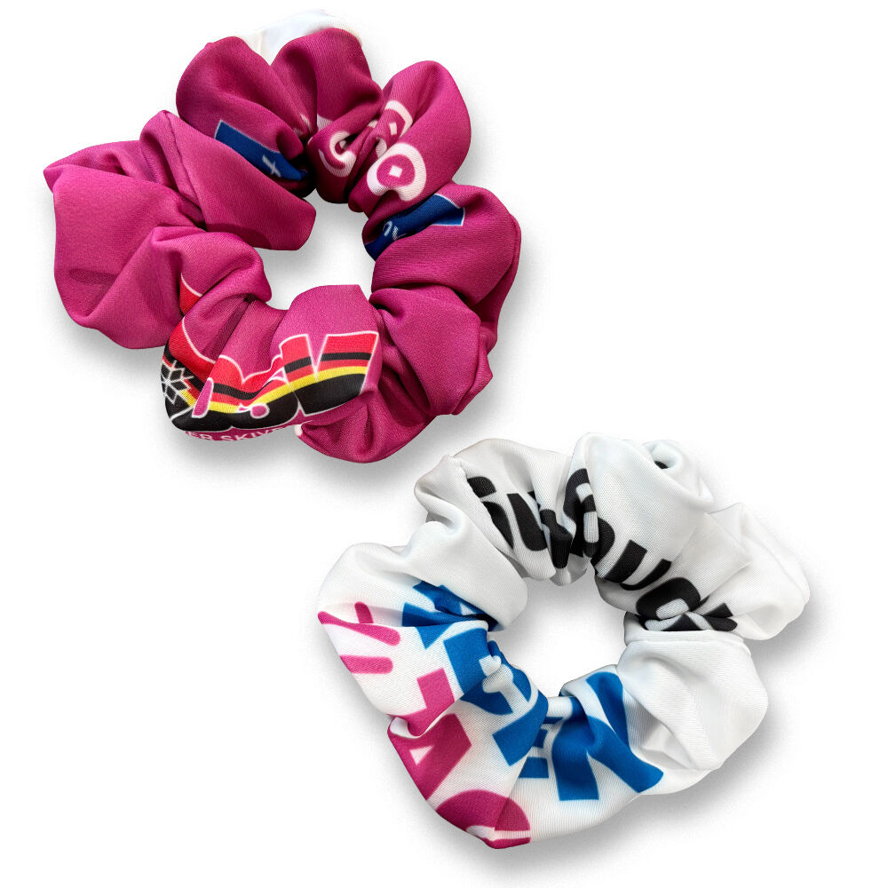 Upcycling-Scrunchies aus Weltmädchentag-Sondertrikot-0