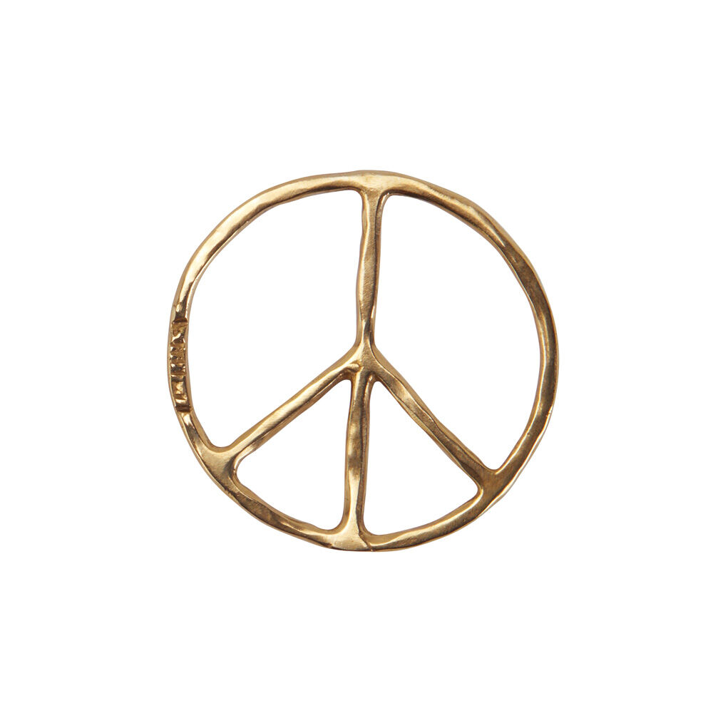 Kettenanhänger aus Messing Peace