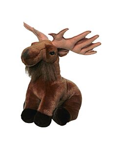 braunes stehenes Elchplüschtier
