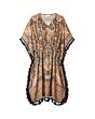 Vorschaubild Kaftan mit schwarzen Bommeln