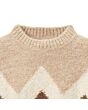 Vorschaubild Alpaka Pullover, handgestrickt, naturfarben