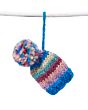 Vorschaubild Deko-Anhänger, handgestrickt, Pudelmütze