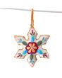 1.Vorschau-Bild Deko-Anhänger Stern, weiß-bunt